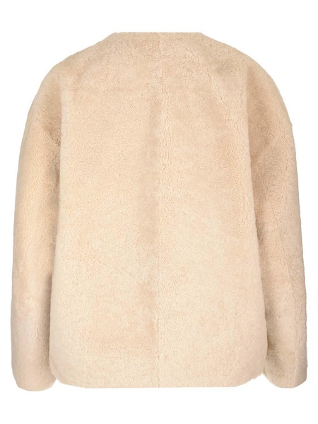 Teddy Shearling Clasp Buttoned Coat