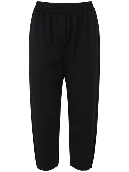 Giorgio Armani Elasticated-Waist Cropped Trousers