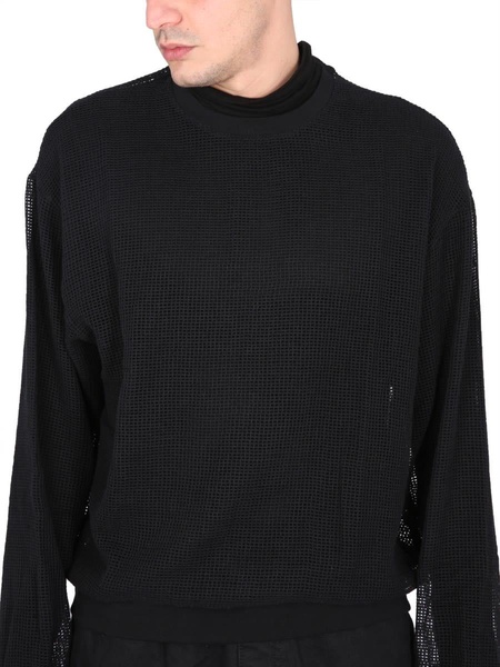 Mesh Sweatshirt.