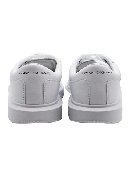 Leather Sneakers With Matching Box Sole And Lace Closure. Small Logo On The Tongue And Back