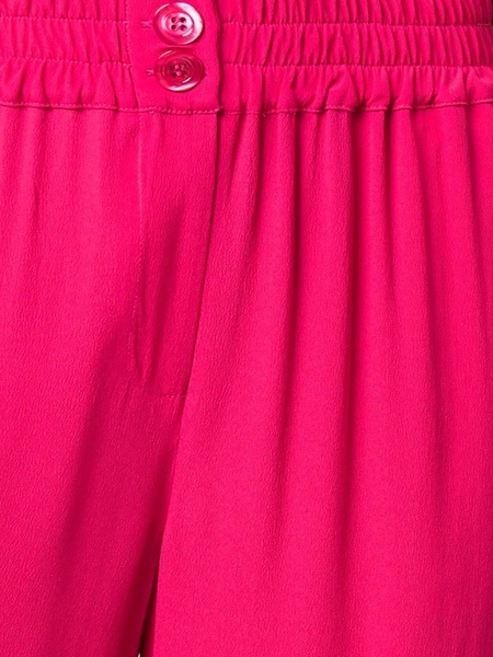 Raspberry Pink Silk Blend Trousers