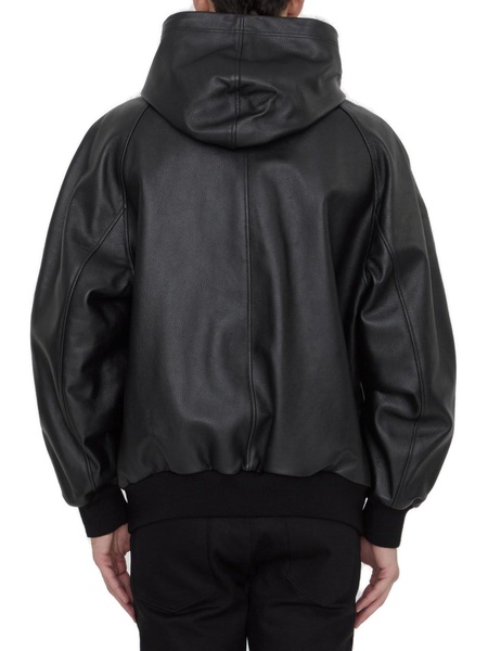 Leather Bomber Jacket