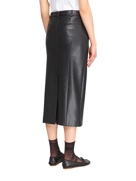 Eco-leather Longuette Skirt