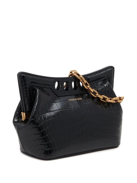 Alexander McQueen Chain-Link Open Top Shoulder Bag