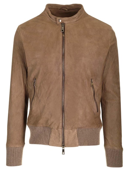 Suede Leather Biker