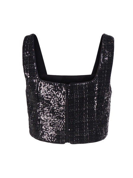 Sequin Bodice Top