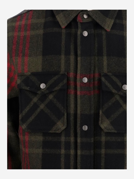 Check Pattern Wool Shirt