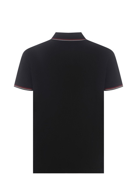 Logo Printed Short Sleeved Polo Shirt