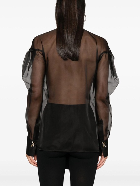 Black Silk Blouse