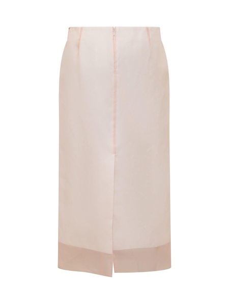 Sportmax Cotton And Linen Skirt