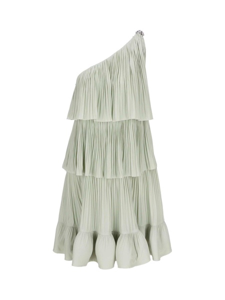 Ruffle Midi Asymmetric Dress