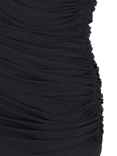 'body Conscious' Draped Maxi Dress