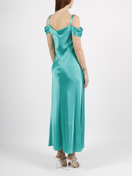 Alberta Ferretti Sweetheart Neck Long Dress