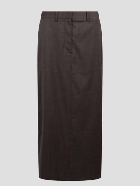 Zip-detailed Maxi Skirt