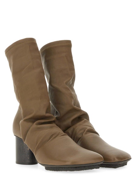 Uma Wang Block Heel Stretch Stone Boots