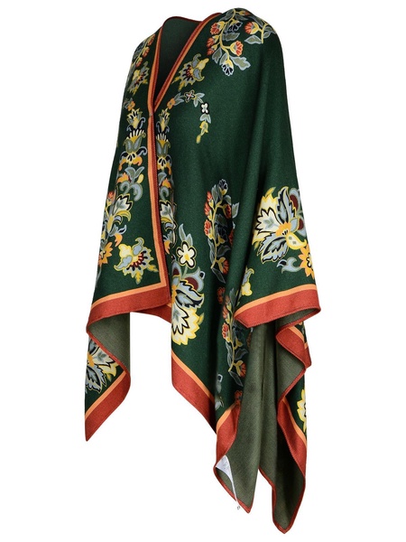 Etro Floral Paisley Cape