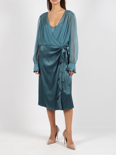 Silk Wrap Dress