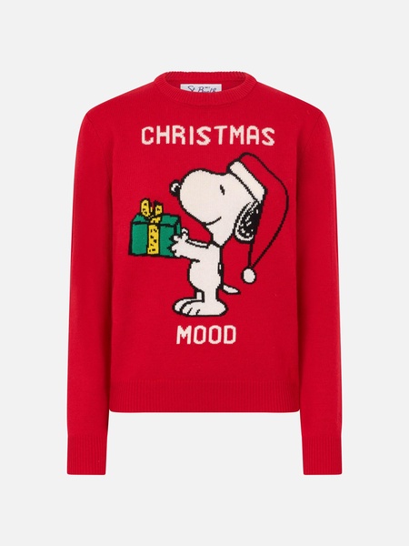 Snoopy Christmas Mood Print Woman Sweater | Peanuts Special Edition