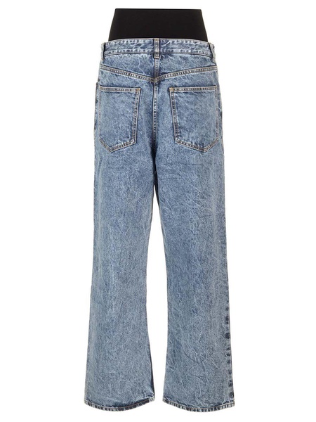 Knit Band Jeans