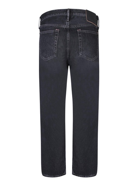 Logo Patch Mid-rise Jeans