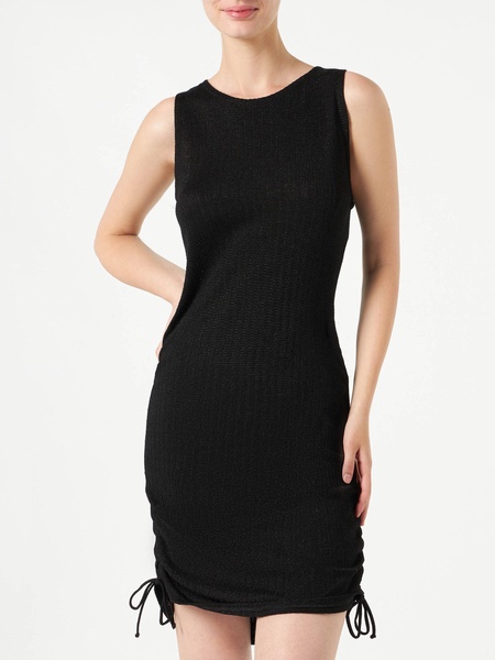 Ribbed Sheath Dress Jori With Drawstring