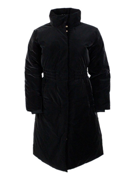 Tied-waist Padded Coat