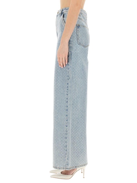 Self-Portrait Jeans Wide Leg