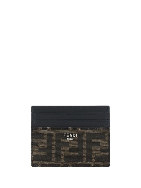 FF-jacquard leather card holder