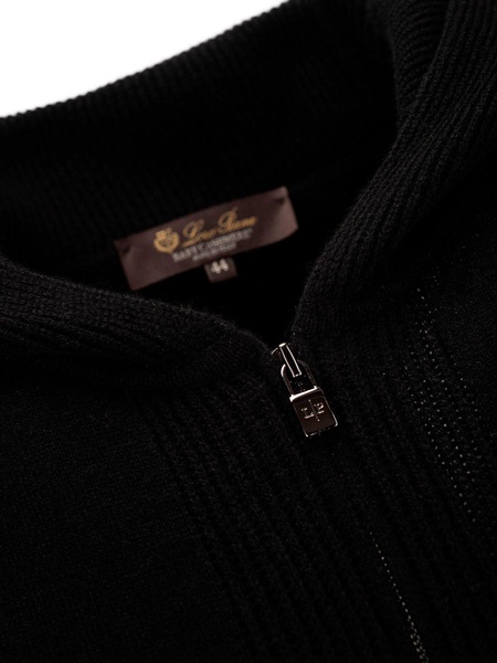 Merano Zipped Knitted Hoodie