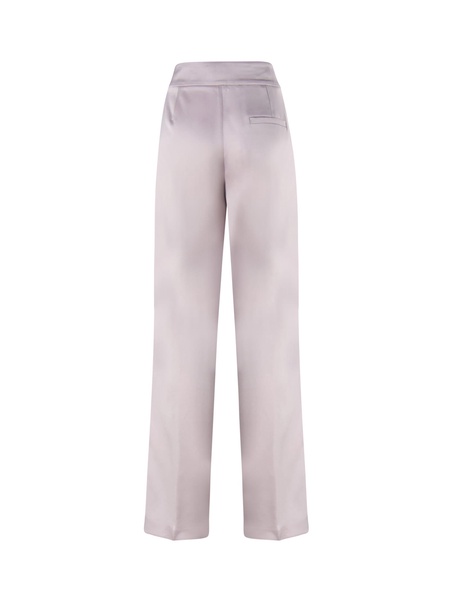 Trousers In Semi-gloss Fabric