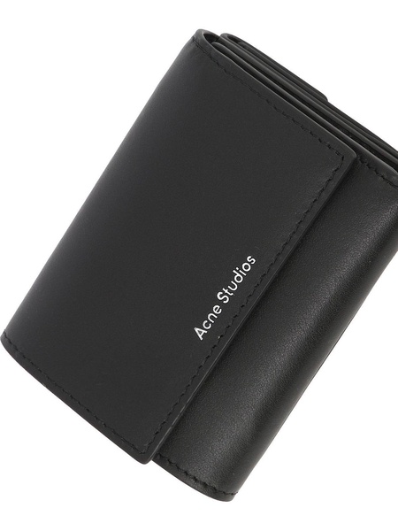 Logo Detailed Tri-fold Wallet