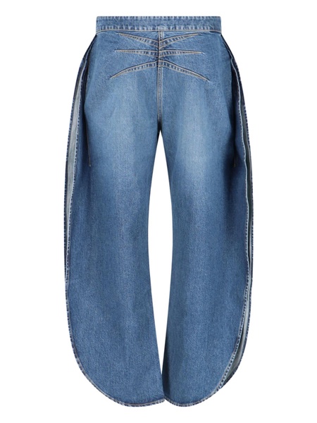 Curved Effect Jeans