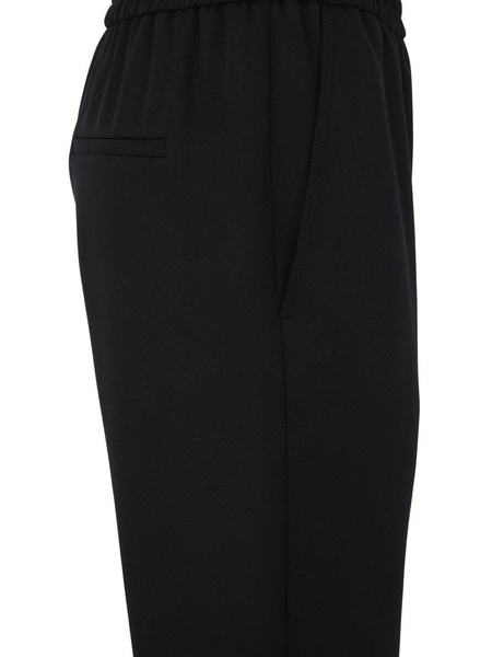 Giorgio Armani Elasticated-Waist Cropped Trousers