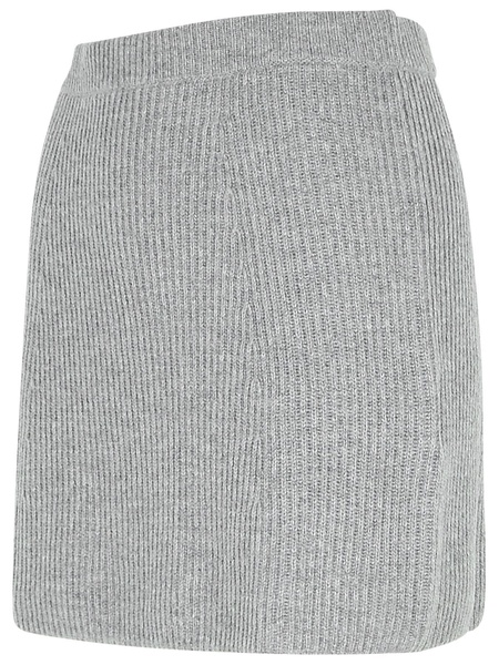 'teiera' Skirt In Grey Cashmere Blend