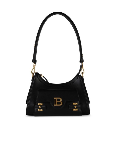 Balmain 'Hobo B Buzz' Black Lear Bag