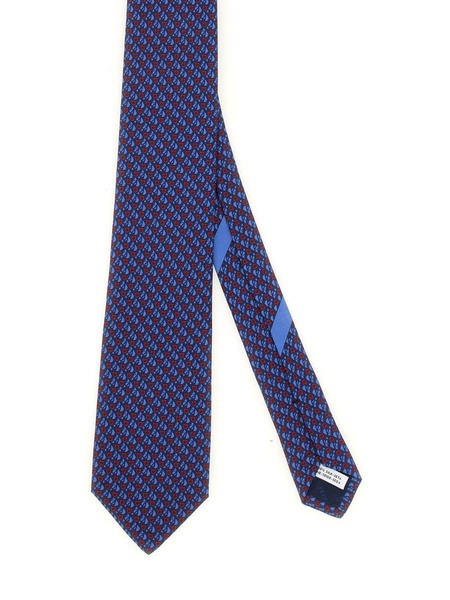 Tie With Logo Print