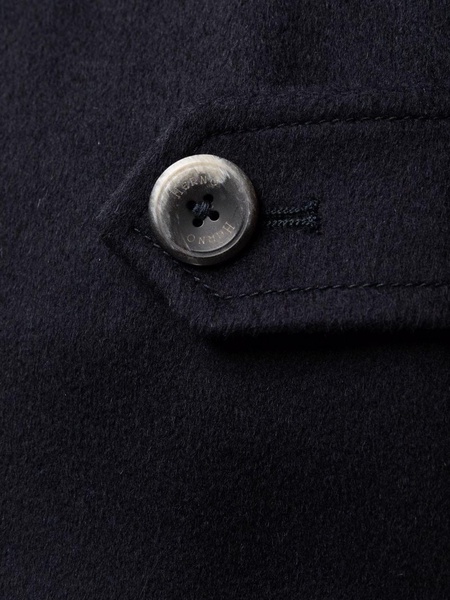 Coat In Brushed Cashmere Wool