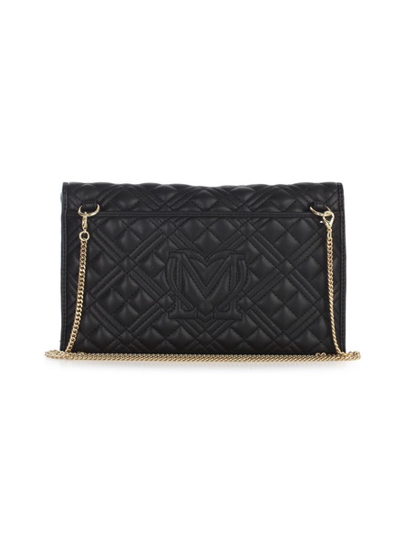 Shiny Quilted Clutch Bag