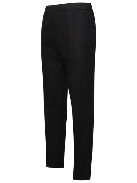 Mid-rise Tapered Cropped Trousers