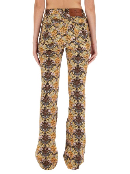 Etro Paisley Print Jeans