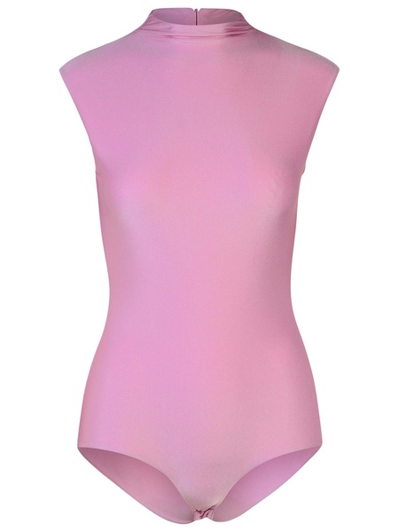 Sportmax 'Cristin' Pink Polyamide Blend Bodysuit