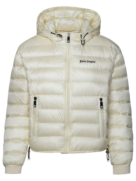 Ivory Polyamide Down Jacket