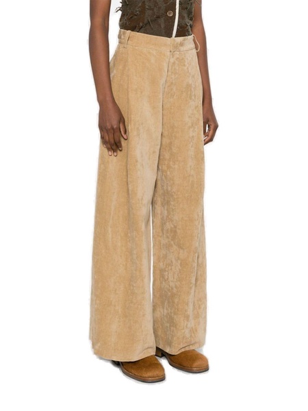 Uma Wang Trousers Belt-Looped Wide-Leg Trousers