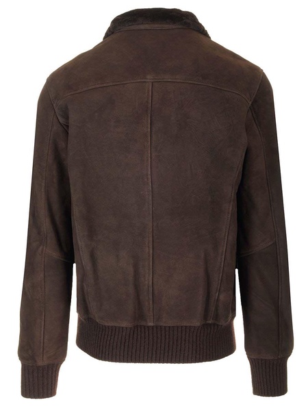 Bomber Jacket In Shearling