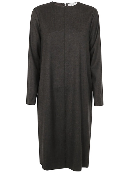 Noale Round Neck Tunic Long Sleeves Dress