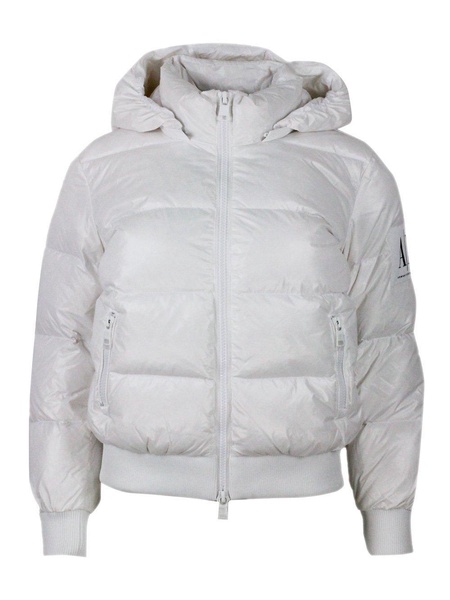 Hooded Zipped Puffer Jacket