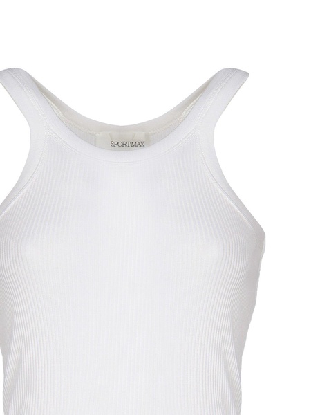 Sportmax Ribbed Sleeveless Top