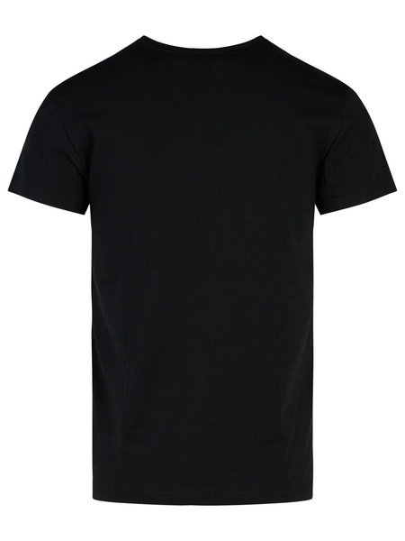 Versace 2 Black Cotton T-Shirts Set Man