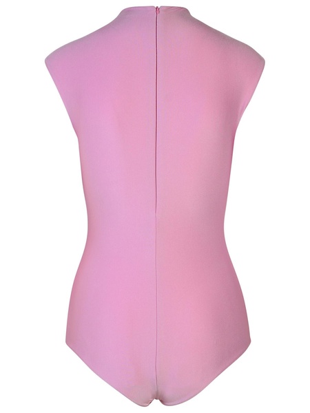 Sportmax 'Cristin' Pink Polyamide Blend Bodysuit