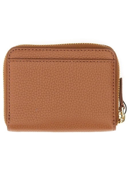 Leather Wallet With Zipper